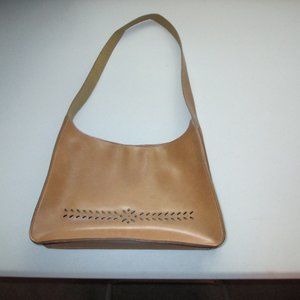 Mondani of New York Tan Faux Leather Purse